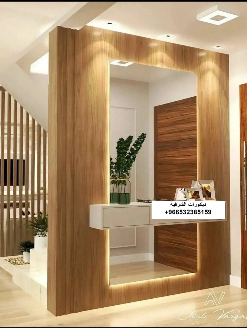 مقال تصميم وحدة تلفزيون بإضاءة LED: توزيع النقاط والكابلات المخفية — ديكورات الشرقية