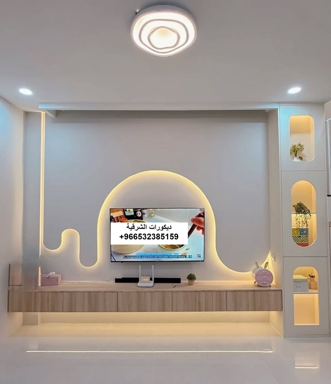 ديكورات شيبورد شقة عصرية في الظهران — ديكورات الشرقية — عمل 24
