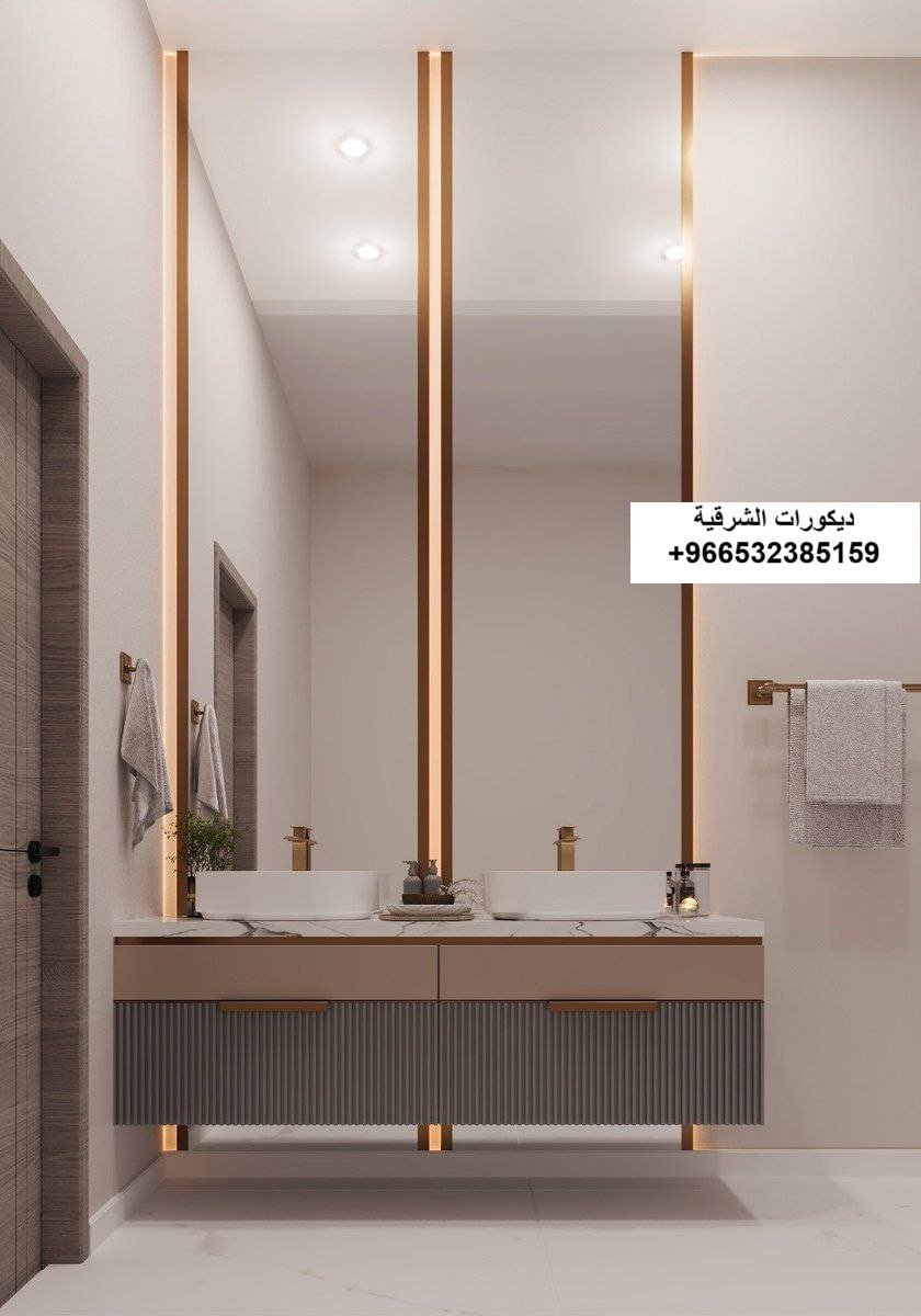 ديكور مرايا مدخل فاخر في الدمام — ديكورات الشرقية — عمل 29