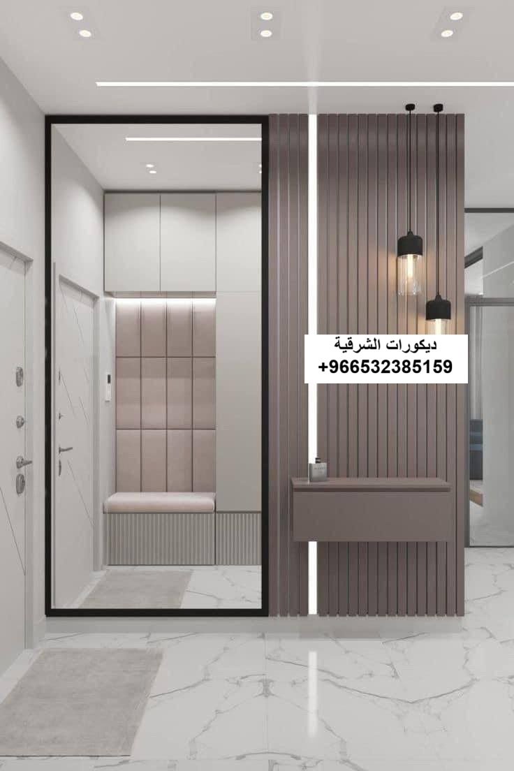 ديكور مرايا ممر دخول في راس تنورة — ديكورات الشرقية — عمل 35