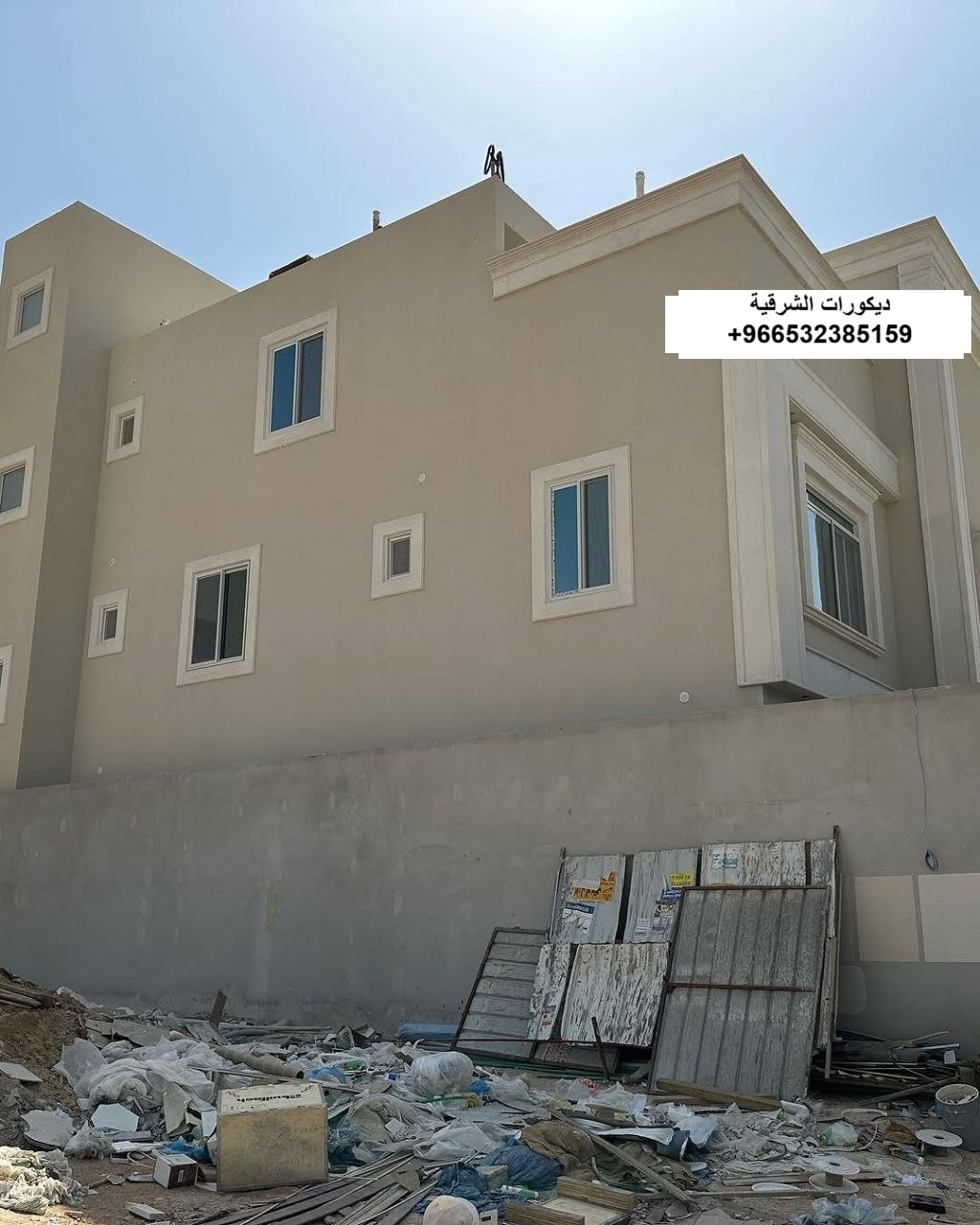 اصباغ خارجية مطبخ مفتوح في سيهات — ديكورات الشرقية — عمل 19