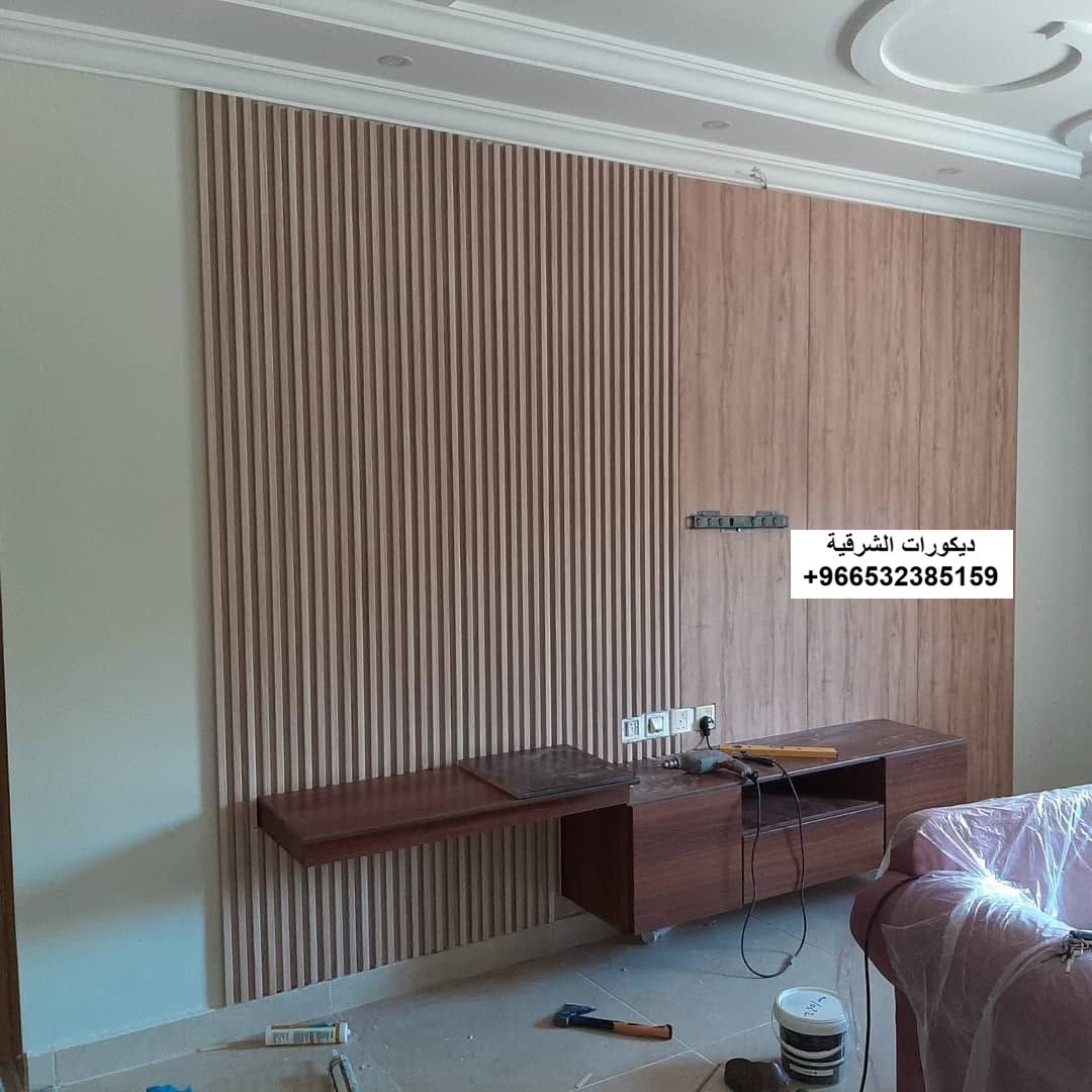 بديل الخشب غرفة نوم رئيسية في القطيف — ديكورات الشرقية — عمل 18