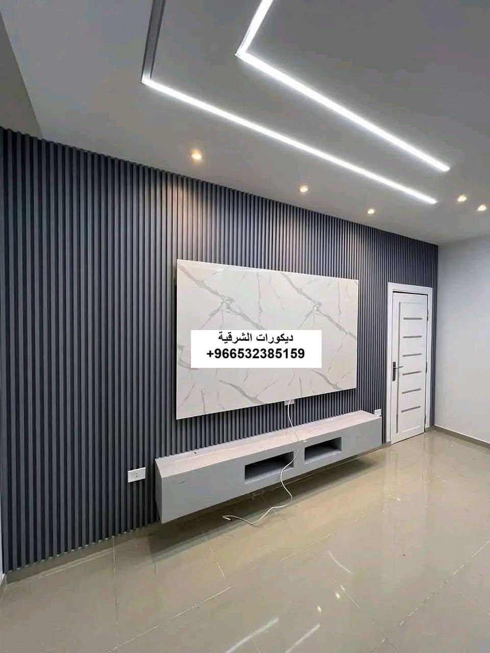 بديل الخشب شقة عصرية في القطيف — ديكورات الشرقية — عمل 39