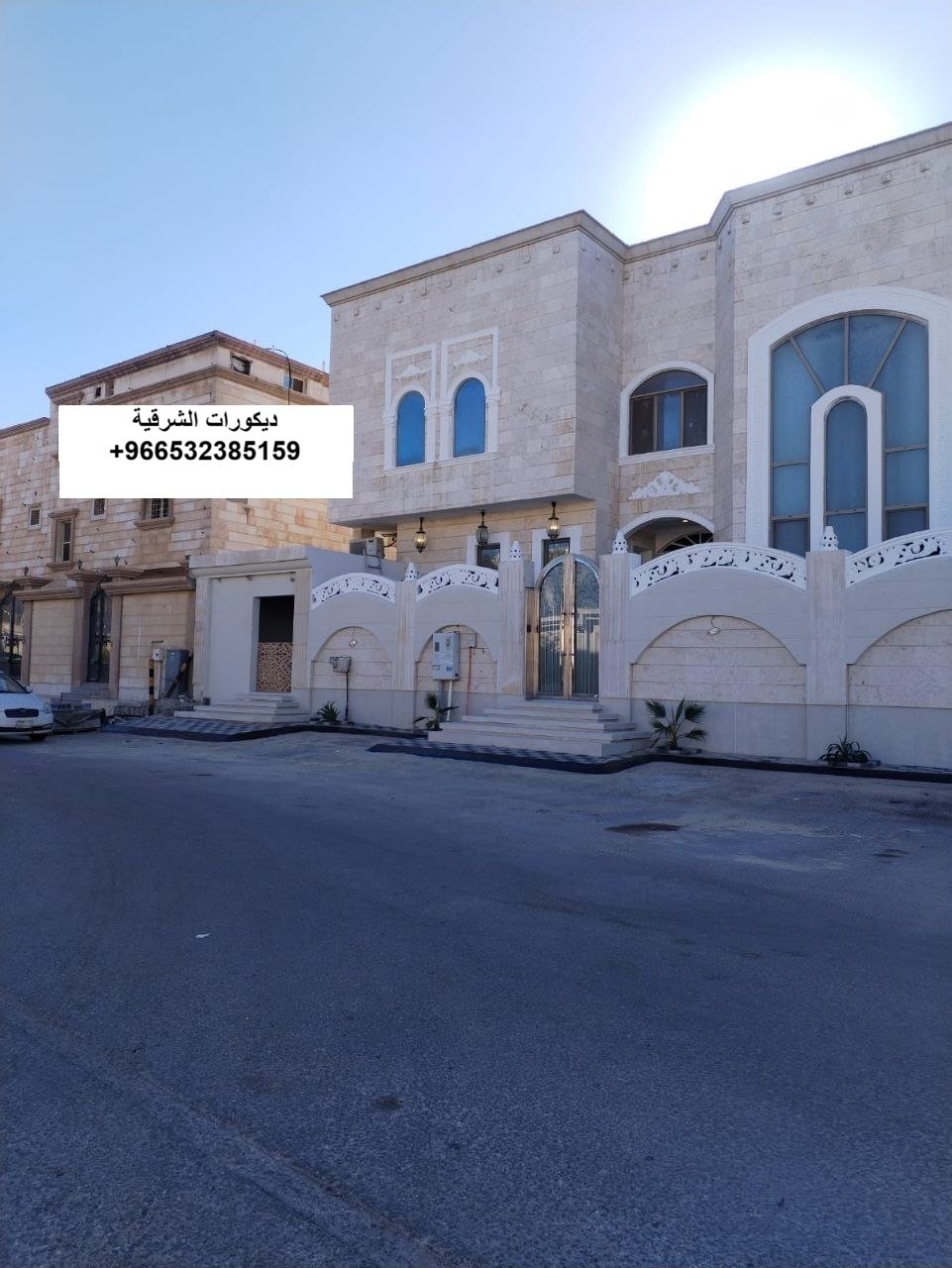 اصباغ خارجية صالة معيشة في الظهران — ديكورات الشرقية — عمل 17