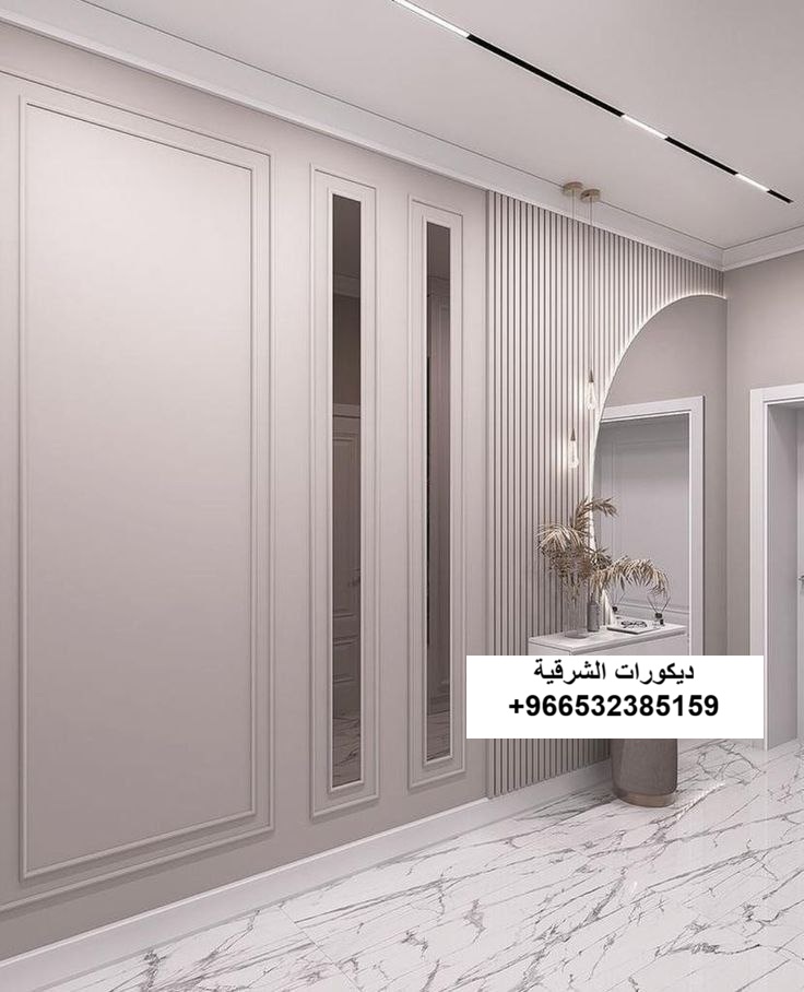 ديكورات فوم ممر دخول في عنك — ديكورات الشرقية — عمل 20