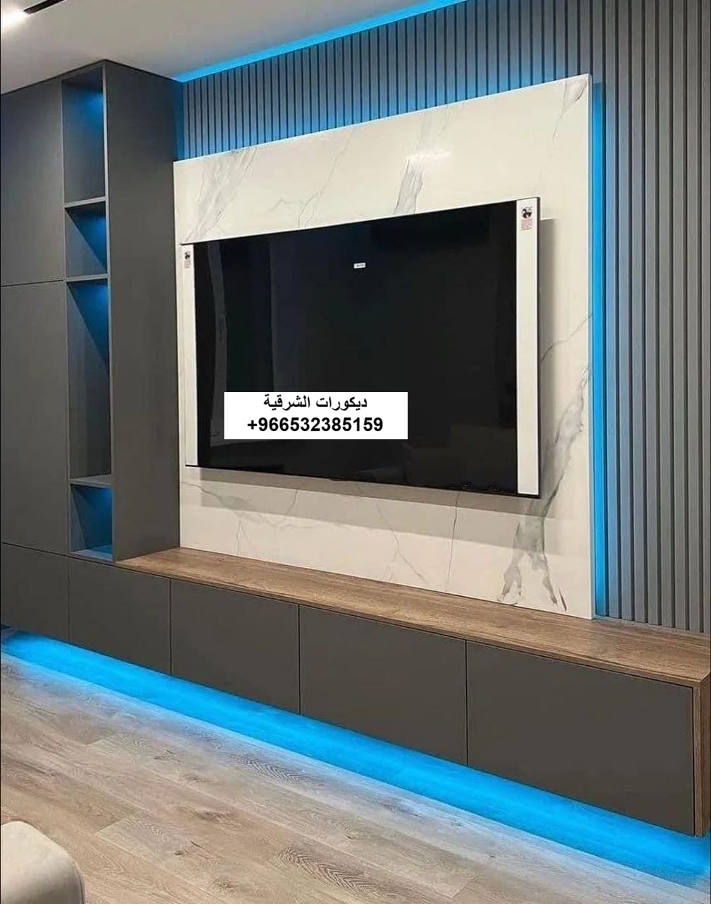 بديل الخشب مطبخ مفتوح في عنك — ديكورات الشرقية — عمل 34