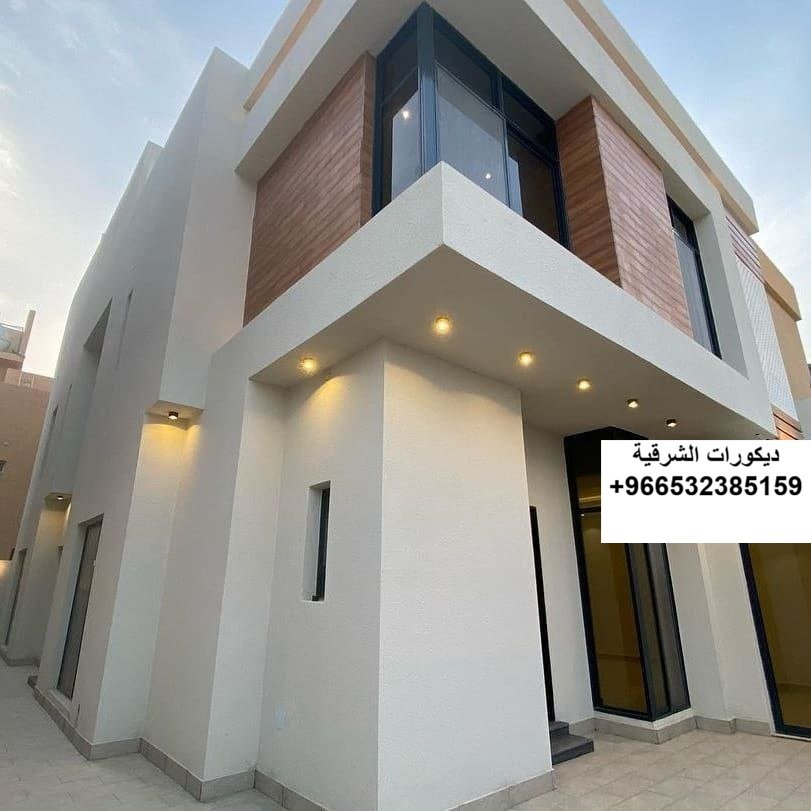 اصباغ خارجية مدخل فاخر في راس تنورة — ديكورات الشرقية — عمل 14
