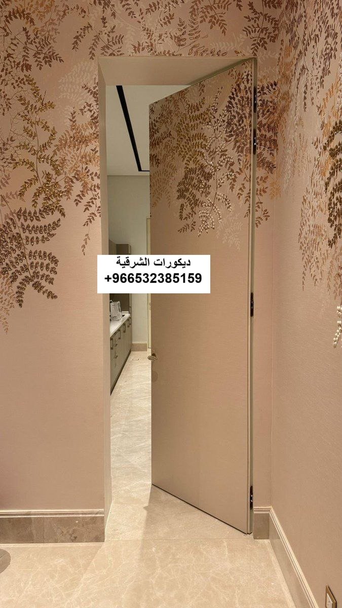 ورق جدران محل تجاري في سيهات — ديكورات الشرقية — عمل 12