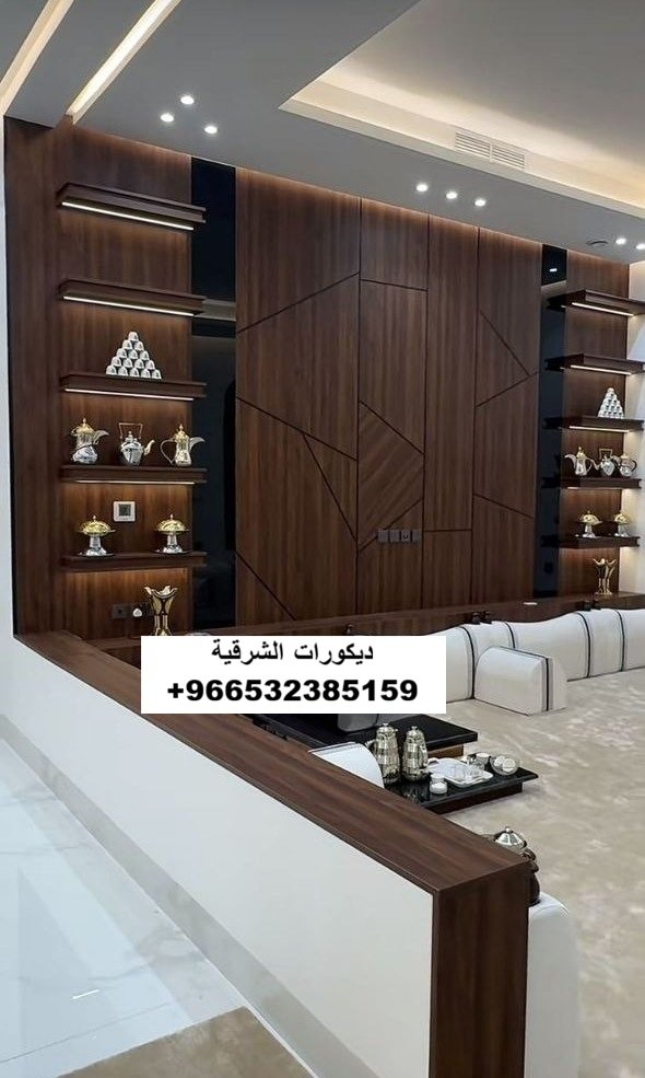 بديل الخشب ممر دخول في سيهات — ديكورات الشرقية — عمل 5
